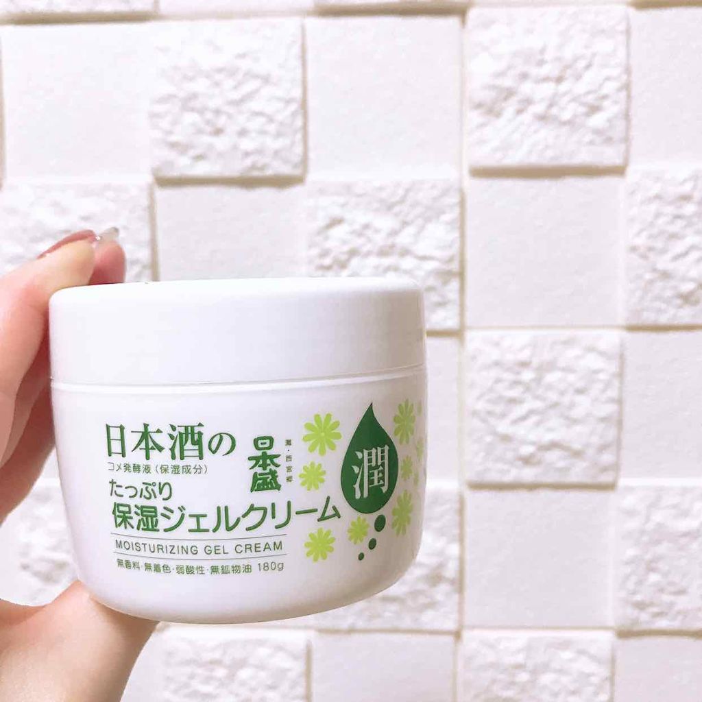 日本酒の保湿ジェルクリーム/日本盛/フェイスクリームを使ったクチコミ（1枚目）