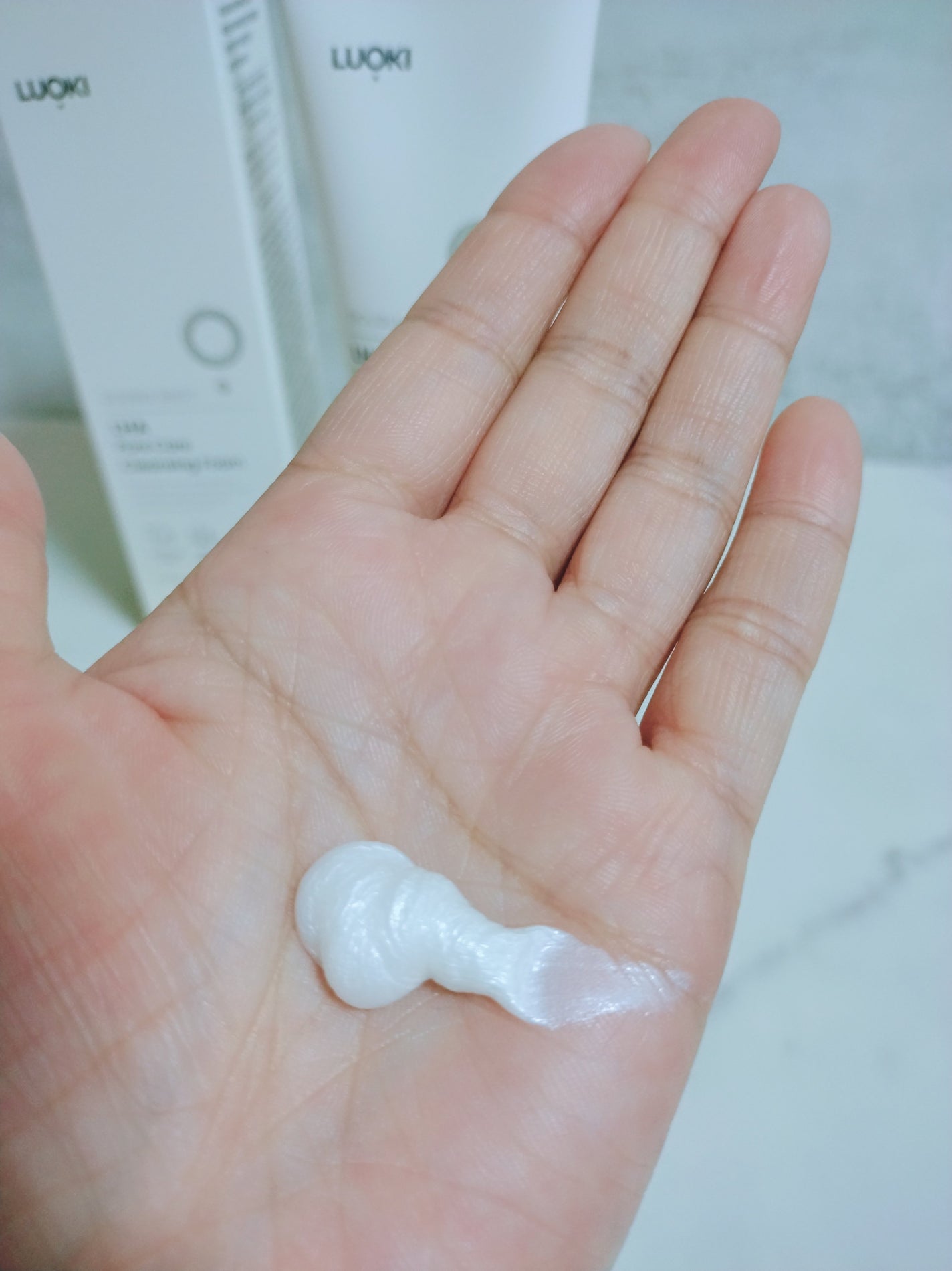 ダブルショットLHA毛穴ケアクレンジングフォーム /LUOKI/クレンジングクリームを使ったクチコミ(3枚目)