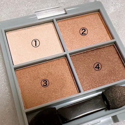 &. アイシャドウパレット/DAISO/アイシャドウパレットを使ったクチコミ(2枚目)