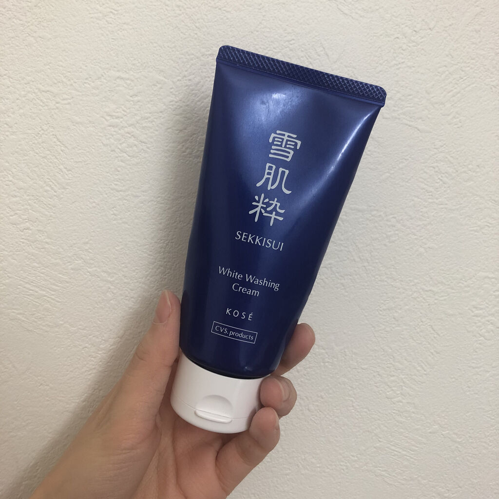 ホワイト洗顔クリーム/雪肌粋/洗顔フォームを使ったクチコミ（1枚目）