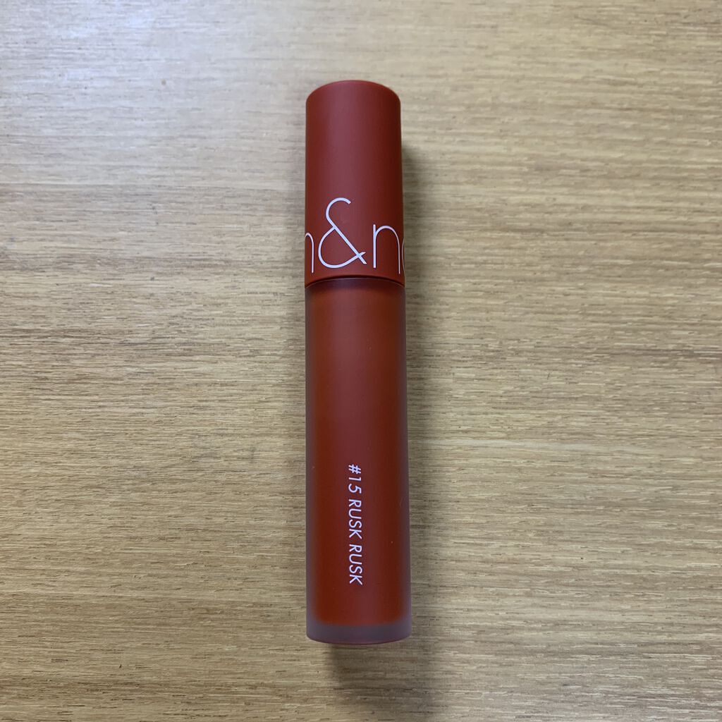 ゼロベルベットティント 15 ラスクラスク(RUSK RUSK)/rom&nd/リップティントを使ったクチコミ（3枚目）