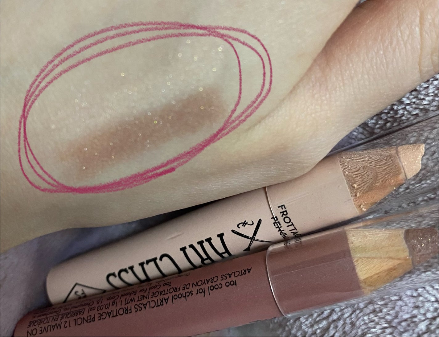 アートクラス フロッタージュペンシル/too cool for school/スティックアイシャドウを使ったクチコミ(1枚目)