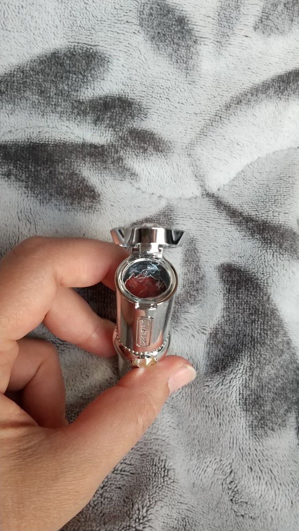 ジルスチュアート ルージュ リップブロッサム 201 baked marigold/JILL STUART/口紅を使ったクチコミ（3枚目）