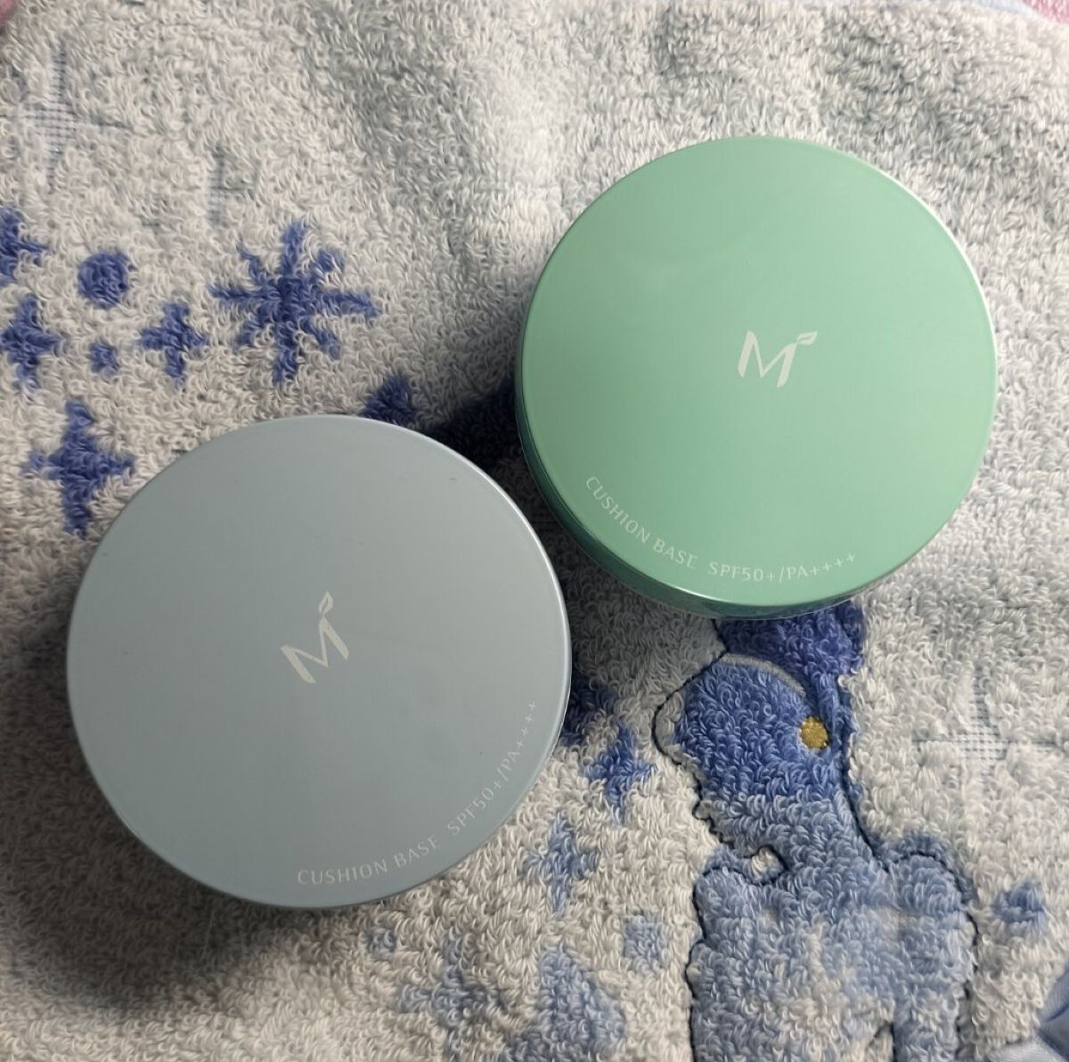 M クッションベース(ミント)/MISSHA/化粧下地を使ったクチコミ（1枚目）