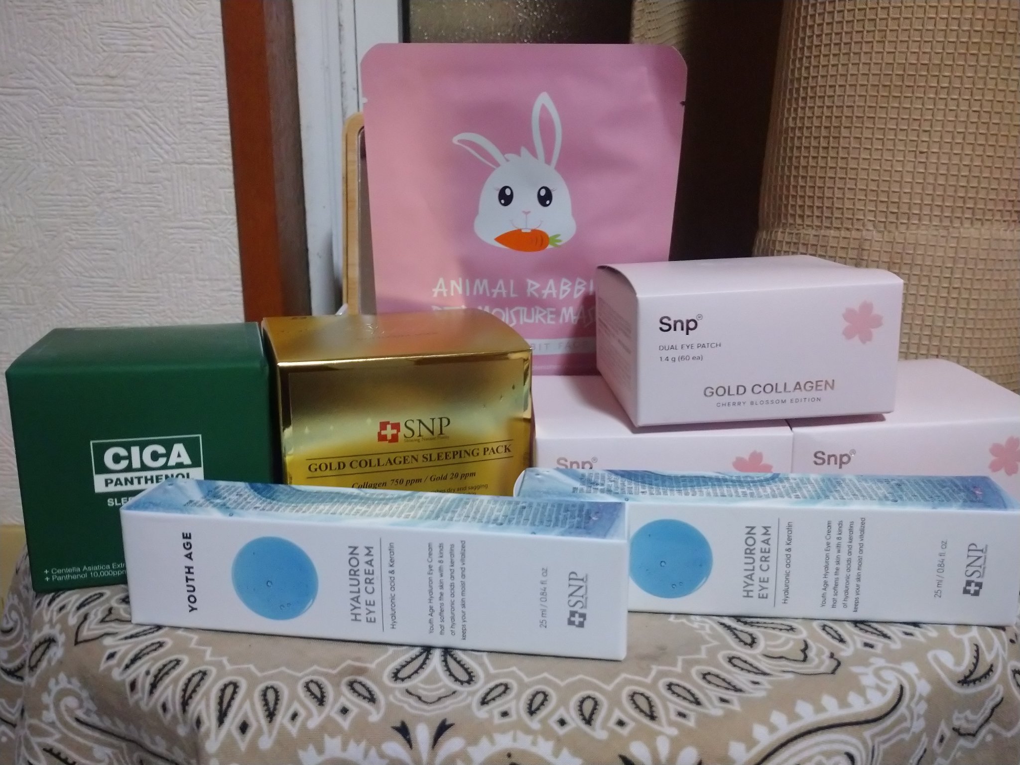 SNP ゴールド コラーゲン スリーピング パック/SNP/シートマスク・パックを使ったクチコミ（1枚目）