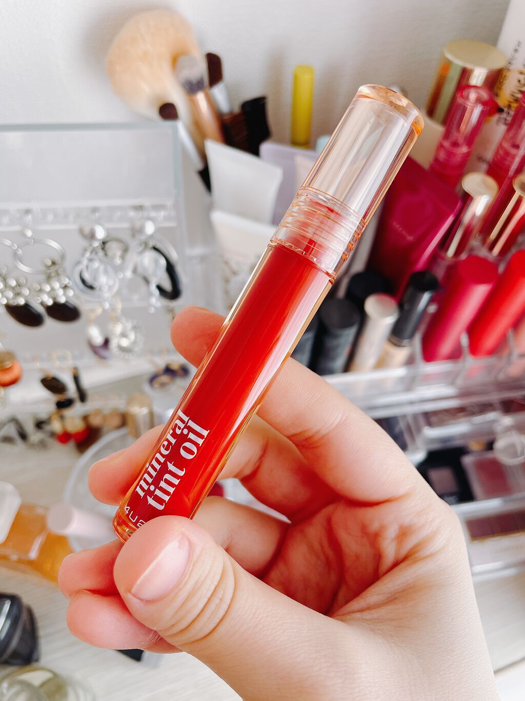 ミネラルティントオイル #11 フラッシュモブ/4U2/リップティントを使ったクチコミ（2枚目）