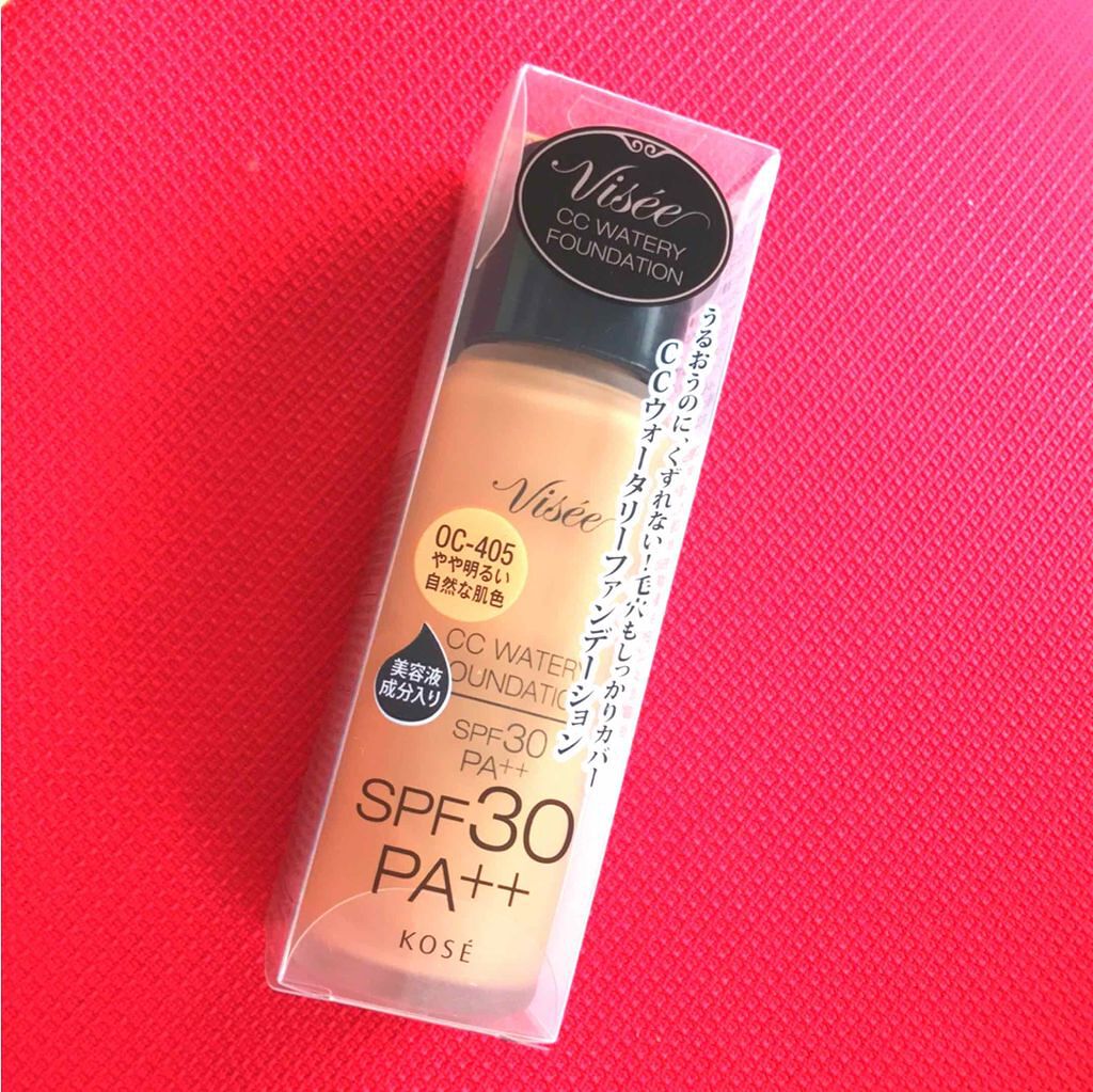 リシェ CC ウォータリー ファンデーション/Visée/CCクリームを使ったクチコミ（1枚目）