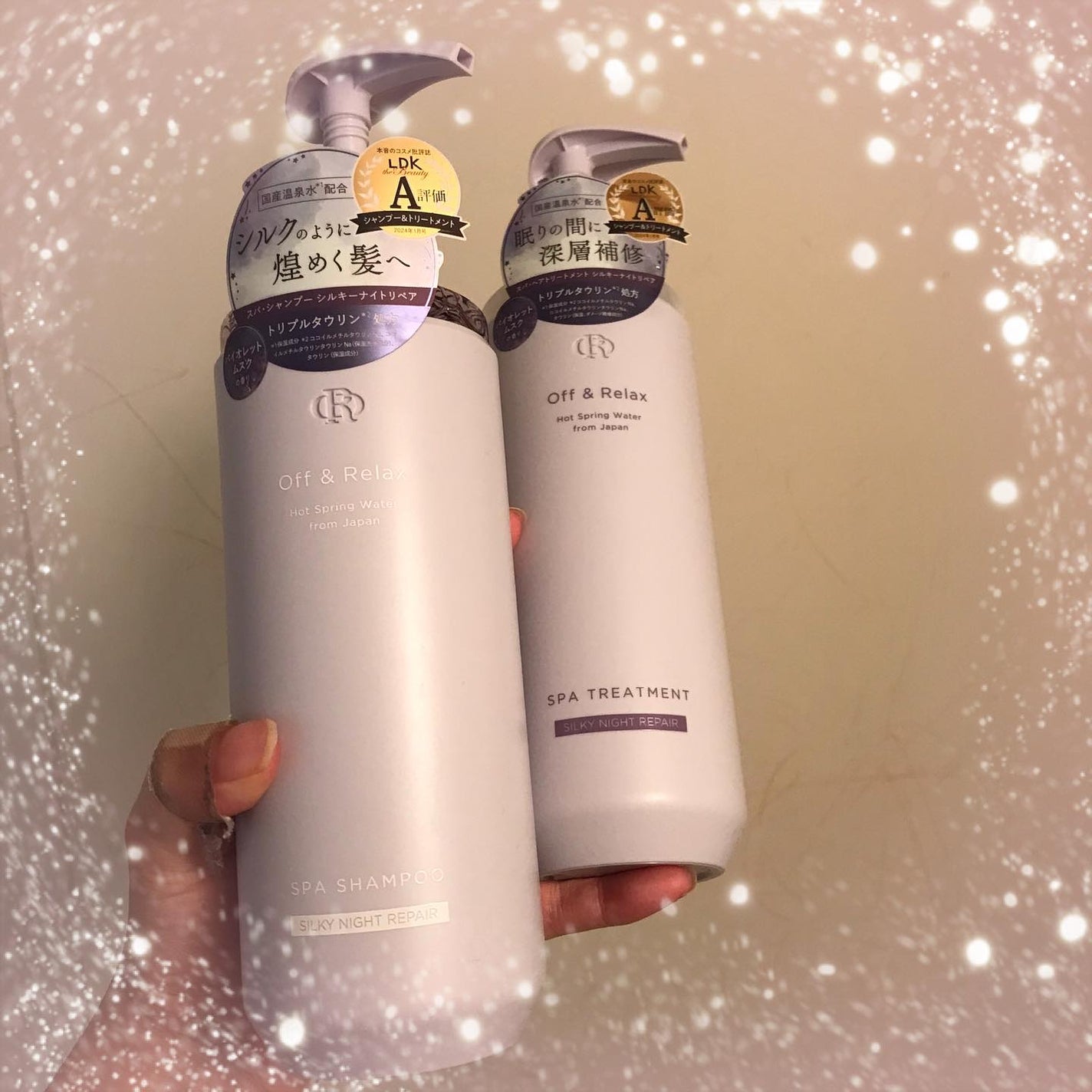 OR スパ・シャンプー/ヘアトリートメント シルキーナイトリペア/Off&Relax/市販シャンプーを使ったクチコミ(6枚目)