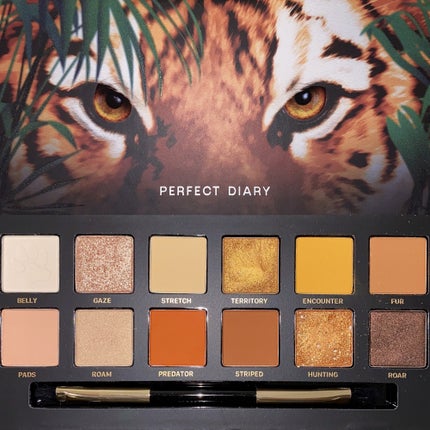 エクスプローラ12色 動物アイシャドウパレット/PERFECT DIARY/アイシャドウパレットを使ったクチコミ(4枚目)