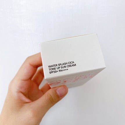 ウォータースプラッシュシカトーンアップクリーム/espoir/化粧下地を使ったクチコミ(7枚目)