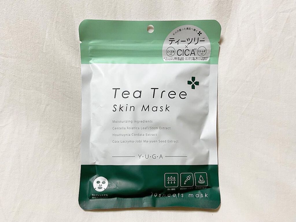 ティーツリースキンマスク/ユーガ/シートマスク・パックを使ったクチコミ（1枚目）