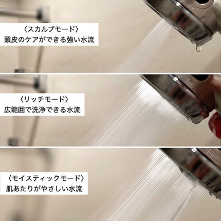 ヒビノリッチモイスティックシャワー HSW-9000/VENUSiS/シャワーヘッドを使ったクチコミ(3枚目)