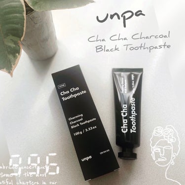 Cha Cha Charcoal Black Toothpaste/unpa/歯磨き粉を使ったクチコミ（1枚目）