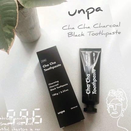 Cha Cha Charcoal Black Toothpaste/chacha/歯磨き粉を使ったクチコミ(1枚目)