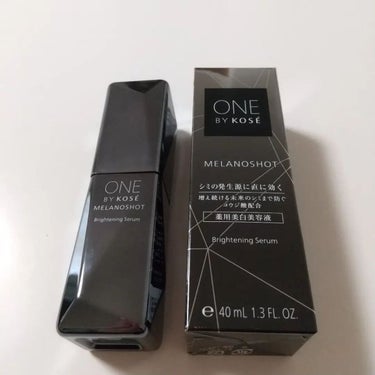 ONE BY KOSE メラノショットホワイトW

増え続ける未来のシミまで防ぐ薬用美白＊美容液
＊美白：メラニンの生成を抑え、シミ・ソバカスを防ぎます。
コウジ酸(天然由来美白有効成分)配合

2/1