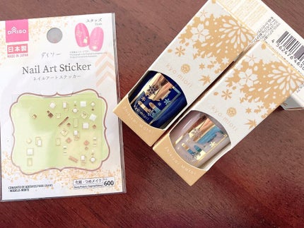 ネイルアートシール/DAISO/ネイルシールを使ったクチコミ(3枚目)