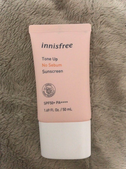 トーンアップ ノーセバム サンスクリーン SPF50+ PA++++/innisfree/日焼け止めクリームを使ったクチコミ(1枚目)