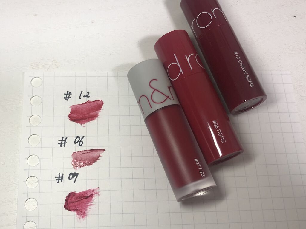 ベストティントエディション ミニリップキット/rom&nd/リップティントを使ったクチコミ（3枚目）