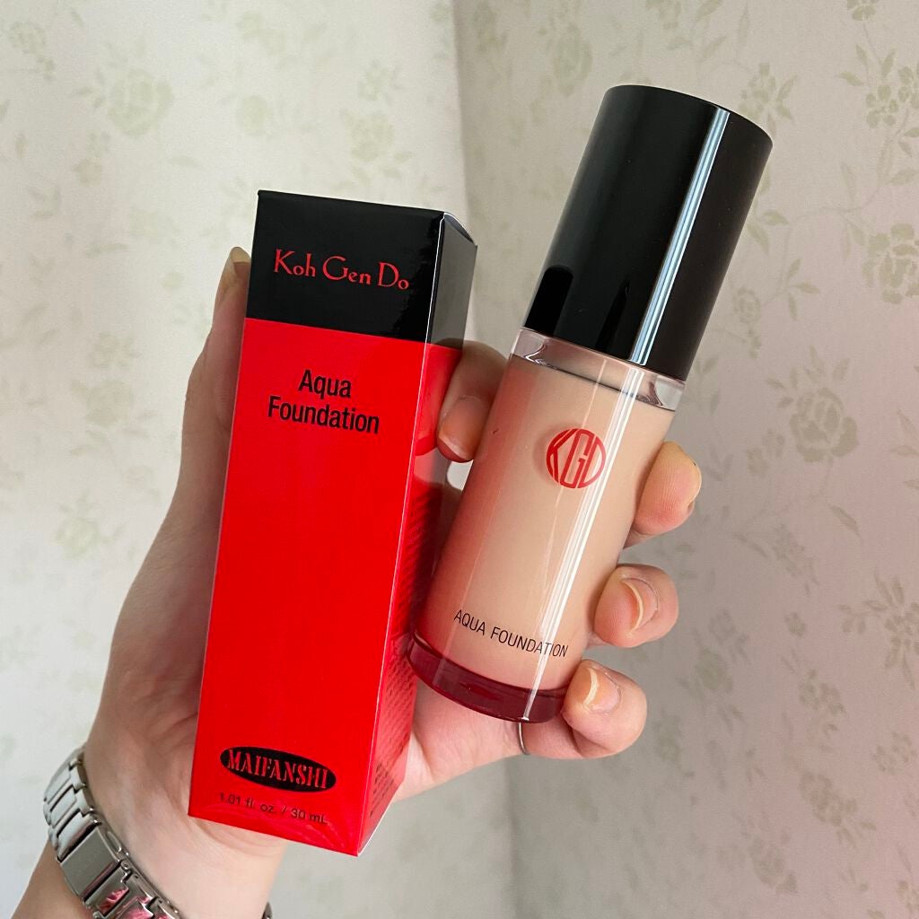 マイファンスィー アクアファンデーション/Koh Gen Do/リキッドファンデーションを使ったクチコミ(1枚目)