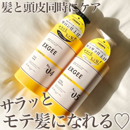 エグジー シャンプー/トリートメント/EXGEE/市販シャンプーを使ったクチコミ(1枚目)