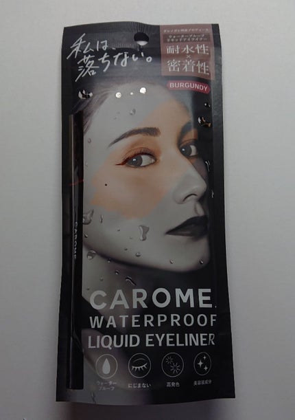 ウォータープルーフ リキッドアイライナー/CAROME./リキッドアイライナーを使ったクチコミ(1枚目)