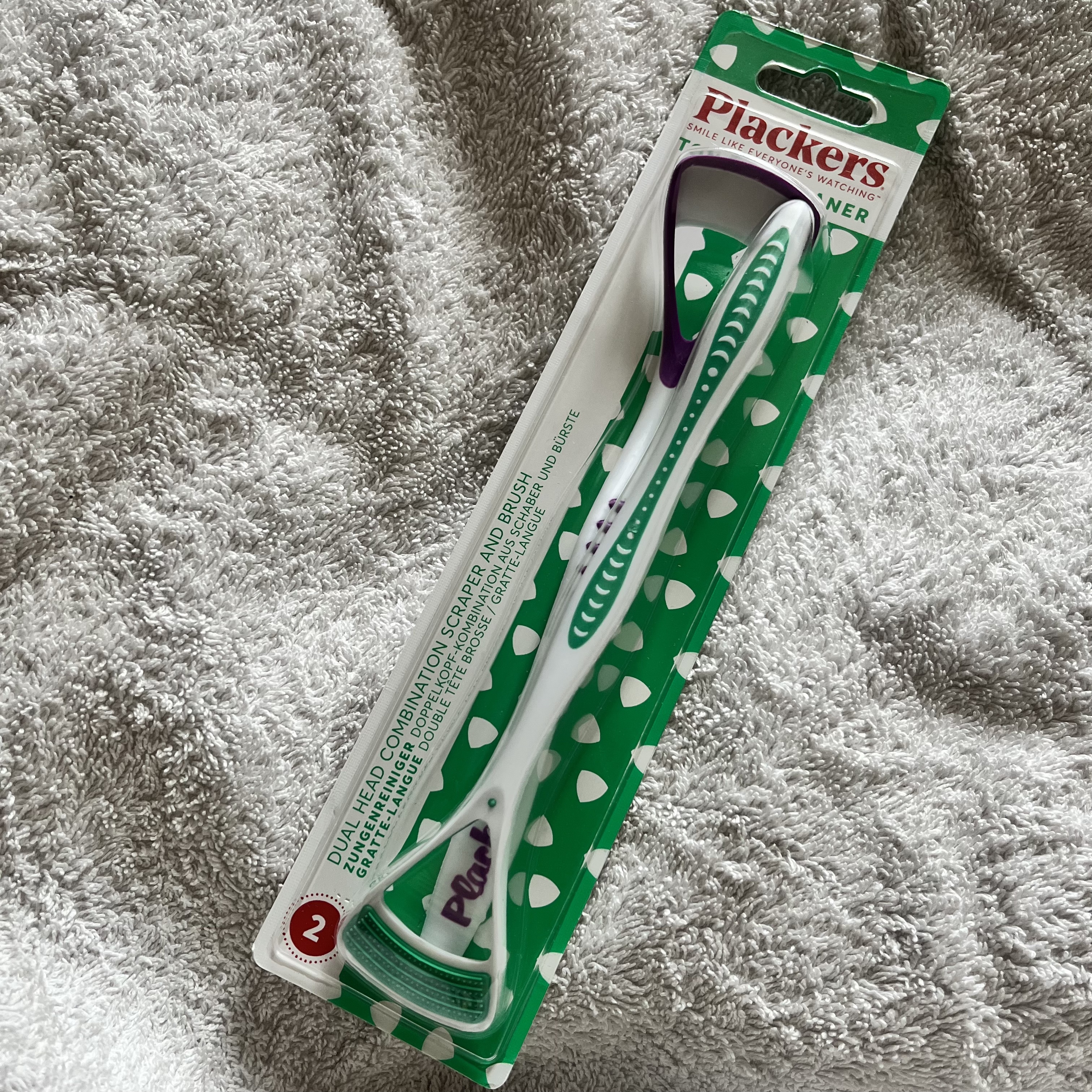 マイクロ舌クリーナー/Plackers®/その他オーラルケアを使ったクチコミ（1枚目）