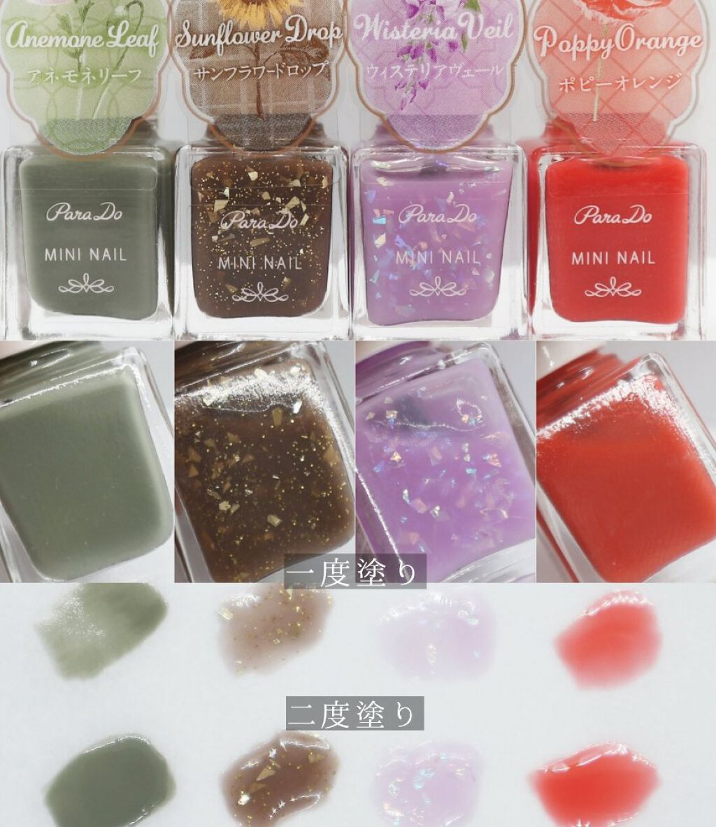 ミニネイル/パラドゥ/マニキュアを使ったクチコミ(2枚目)