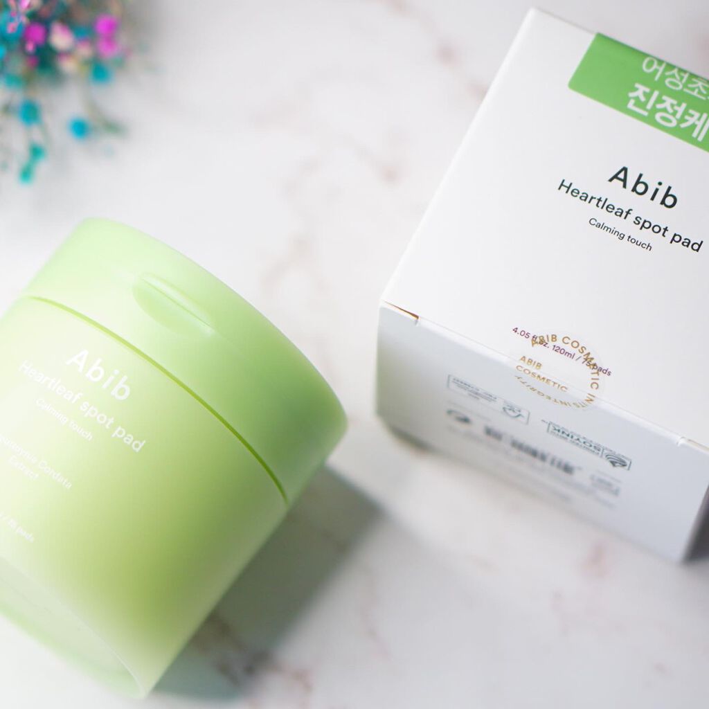 ドクダミカーミングタッチスポットパッド/Abib /トナーパッドを使ったクチコミ(4枚目)