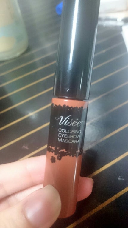 リシェ カラーリング アイブロウマスカラ BR-4 ピンクブラウン/Visée/眉マスカラを使ったクチコミ(1枚目)