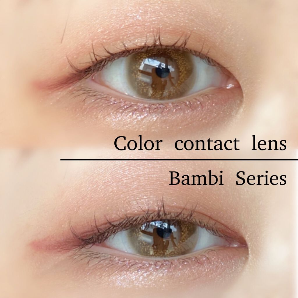 Angelcolor Bambi Series Vintage 1day ヴィンテージヘーゼル/AngelColor/ワンデー（１DAY）カラコンを使ったクチコミ（1枚目）