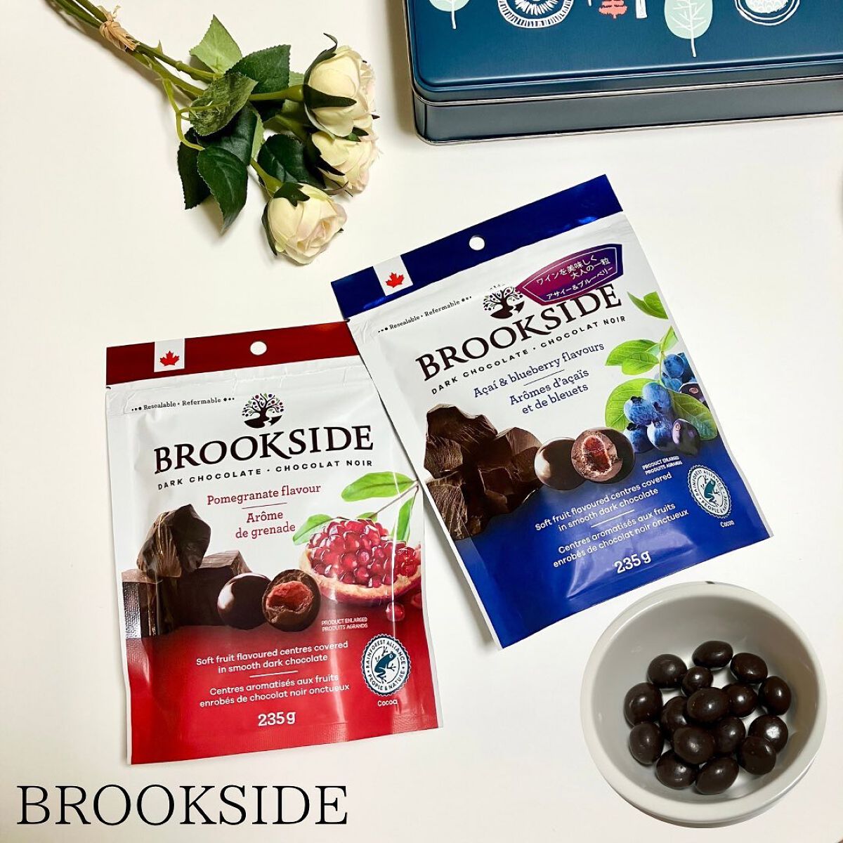 ブルックサイド　ダークチョコレート/BROOKSIDE/食品を使ったクチコミ（1枚目）