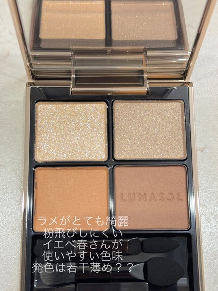 アイカラーレーション 18 Sepia Amber/LUNASOL/アイシャドウパレットを使ったクチコミ(2枚目)