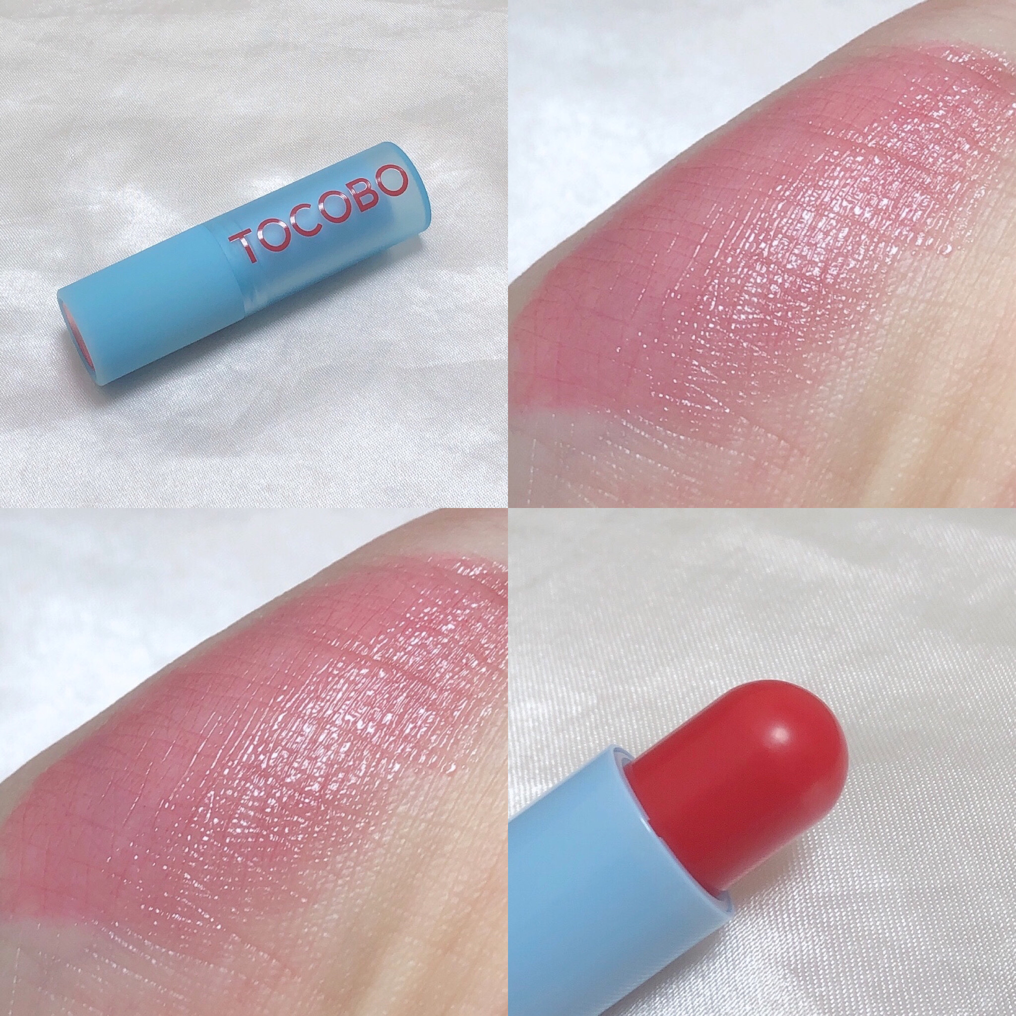 グラスティンティッドリップバーム/TOCOBO/リップバームを使ったクチコミ（2枚目）