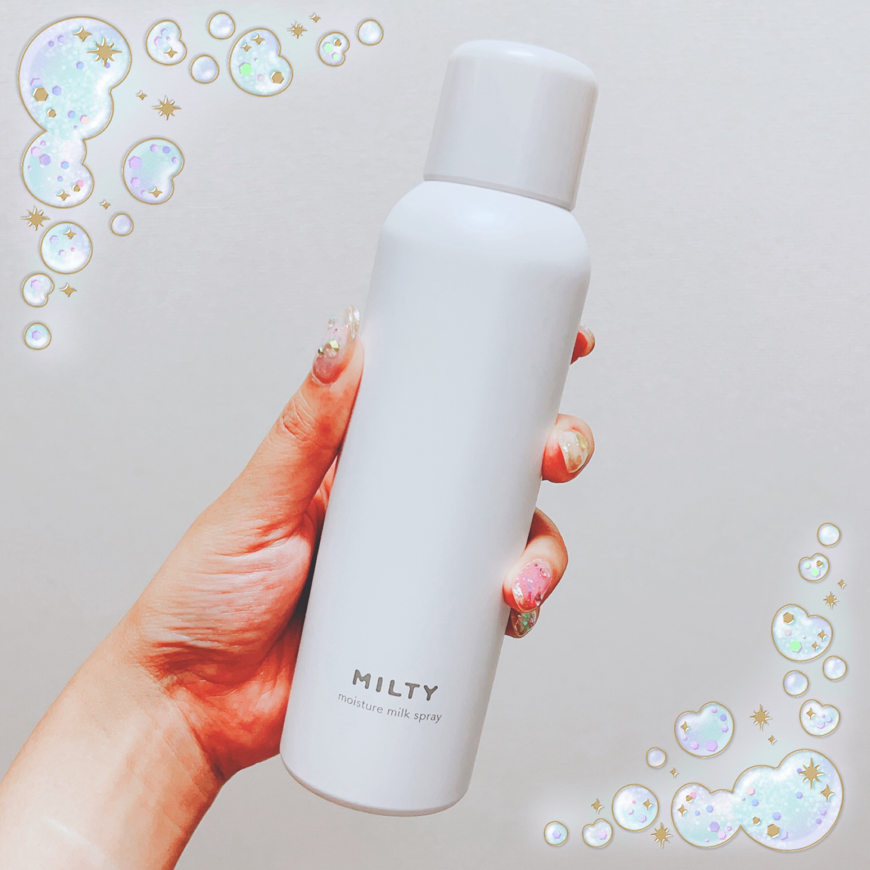 ミルティー モイスチャーミルクスプレー/ナリスアップ/オールインワン化粧品を使ったクチコミ（2枚目）