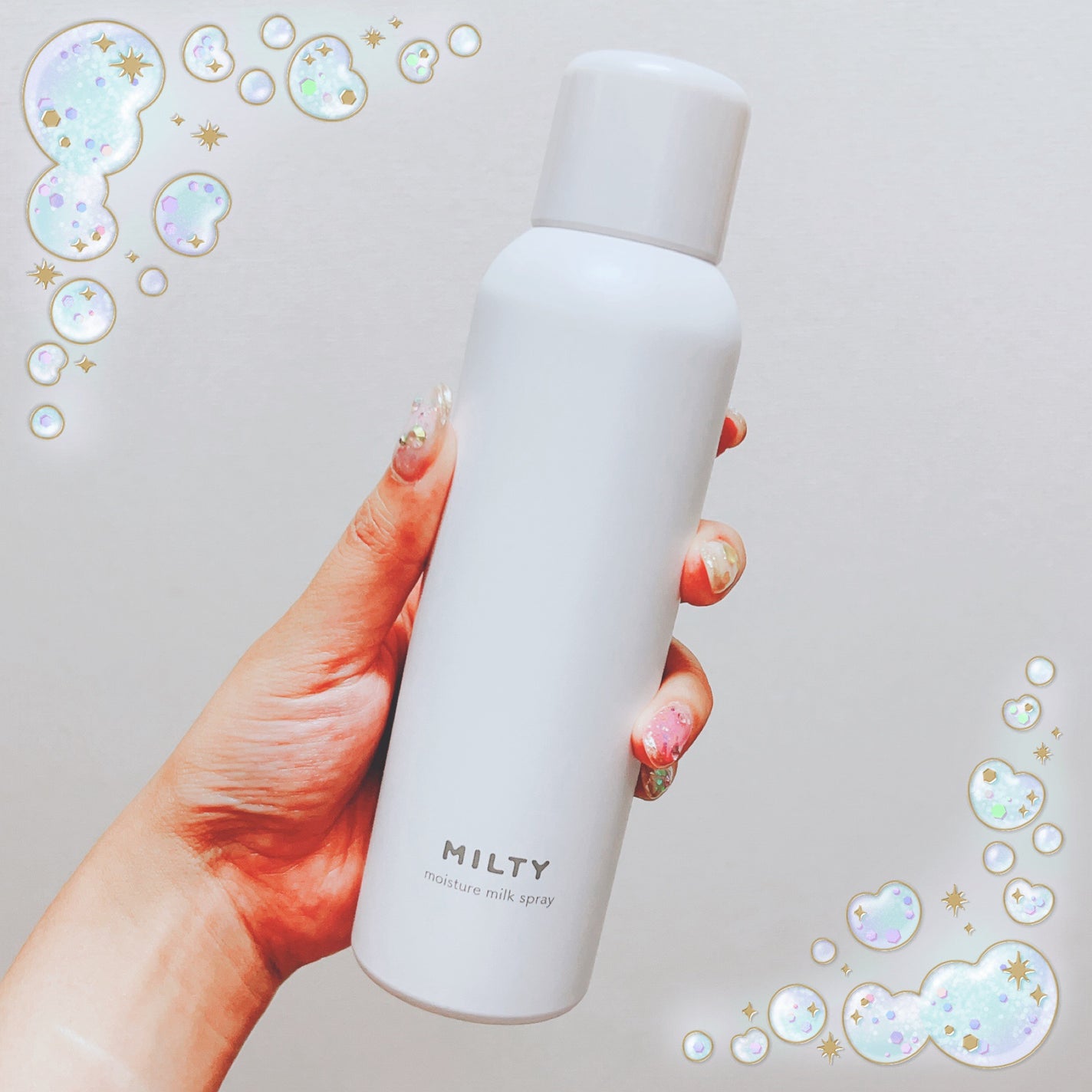 ミルティー モイスチャーミルクスプレー/ナリスアップ/オールインワン化粧品を使ったクチコミ(2枚目)