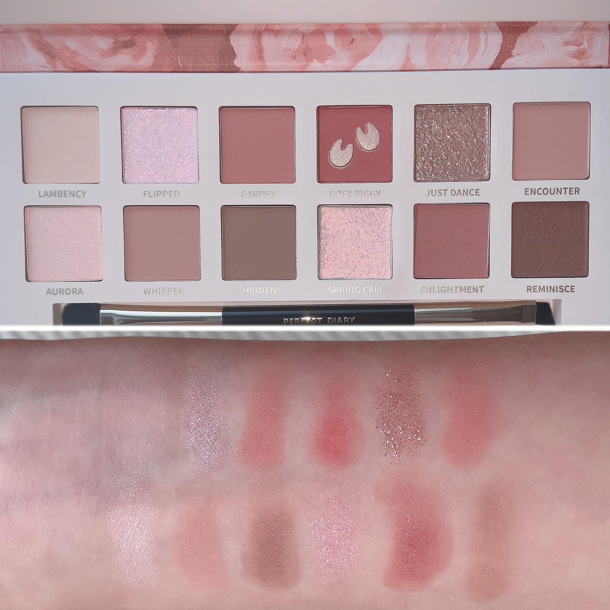 エクスプローラ12色 動物アイシャドウパレット/PERFECT DIARY/アイシャドウパレットを使ったクチコミ（2枚目）