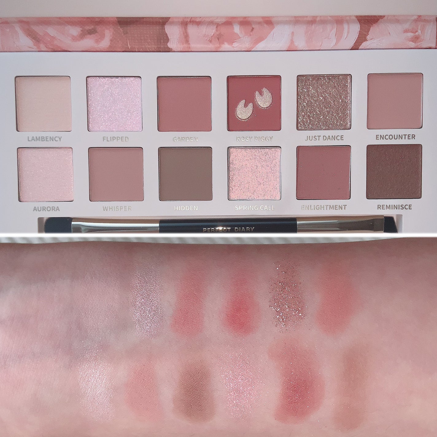 エクスプローラ12色 動物アイシャドウパレット/PERFECT DIARY/アイシャドウパレットを使ったクチコミ(2枚目)