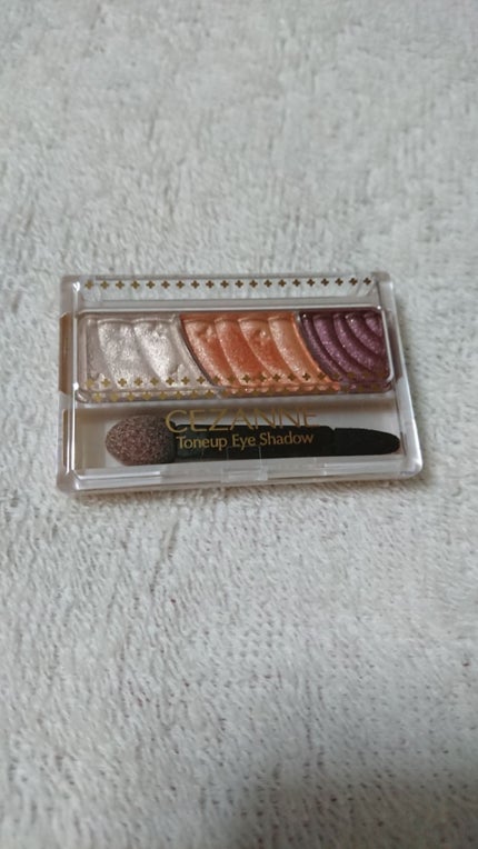 トーンアップアイシャドウ/CEZANNE/アイシャドウパレットを使ったクチコミ(1枚目)