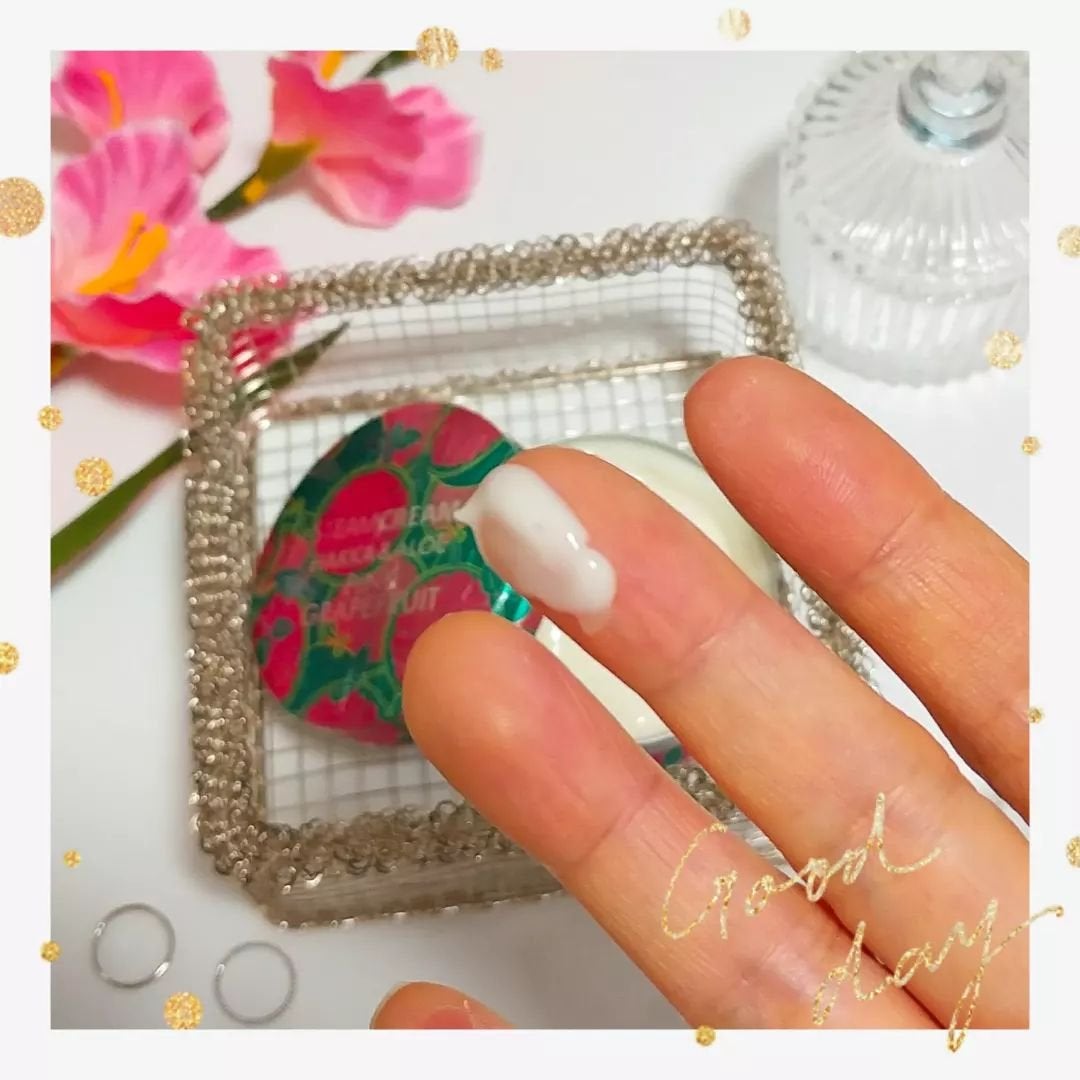 スチームクリーム ハッカ&アロエ ピンクグレープフルーツ/STEAMCREAM/フェイスクリームを使ったクチコミ(4枚目)