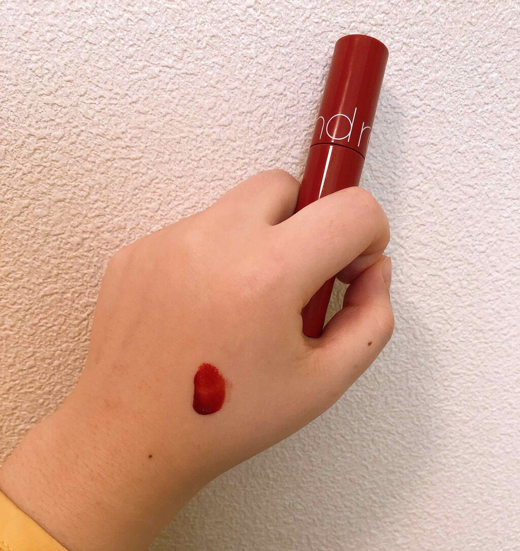 ジューシーラスティングティント/rom&nd/リップティントを使ったクチコミ(3枚目)