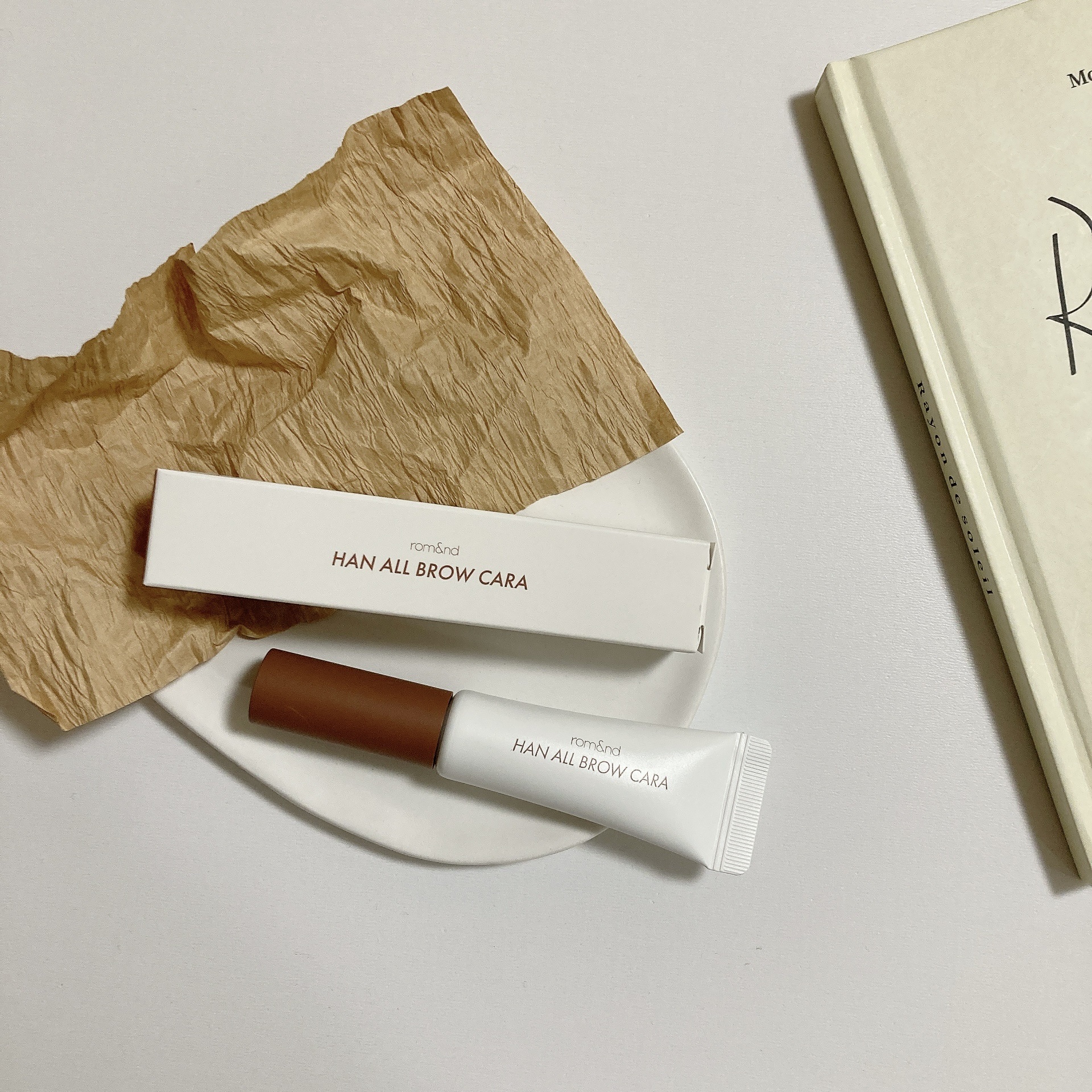 ハンオールブロウカラ/rom&nd/眉マスカラを使ったクチコミ（2枚目）