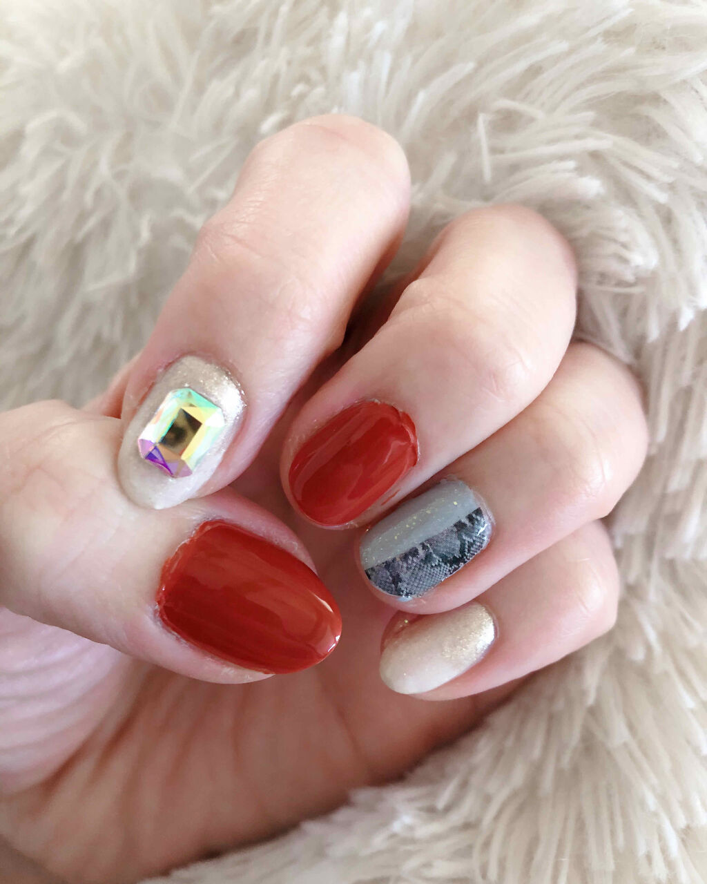 ダイソー エスポルール ネイルポリッシュ/エスポルール/マニキュアを使ったクチコミ（1枚目）