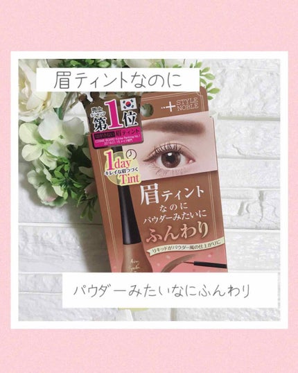 エアリーアイブロウティント/STYLE+NOBLE/眉ティントを使ったクチコミ(1枚目)