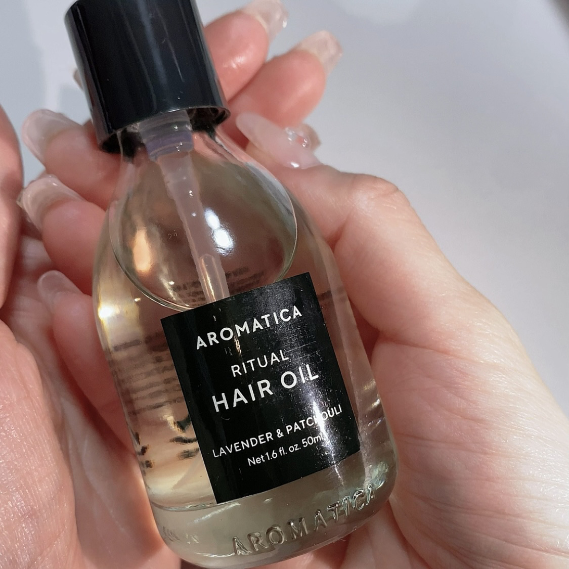 リチュアルヘアオイルラベンダー＆パチョリ/AROMATICA/ヘアオイルを使ったクチコミ（1枚目）