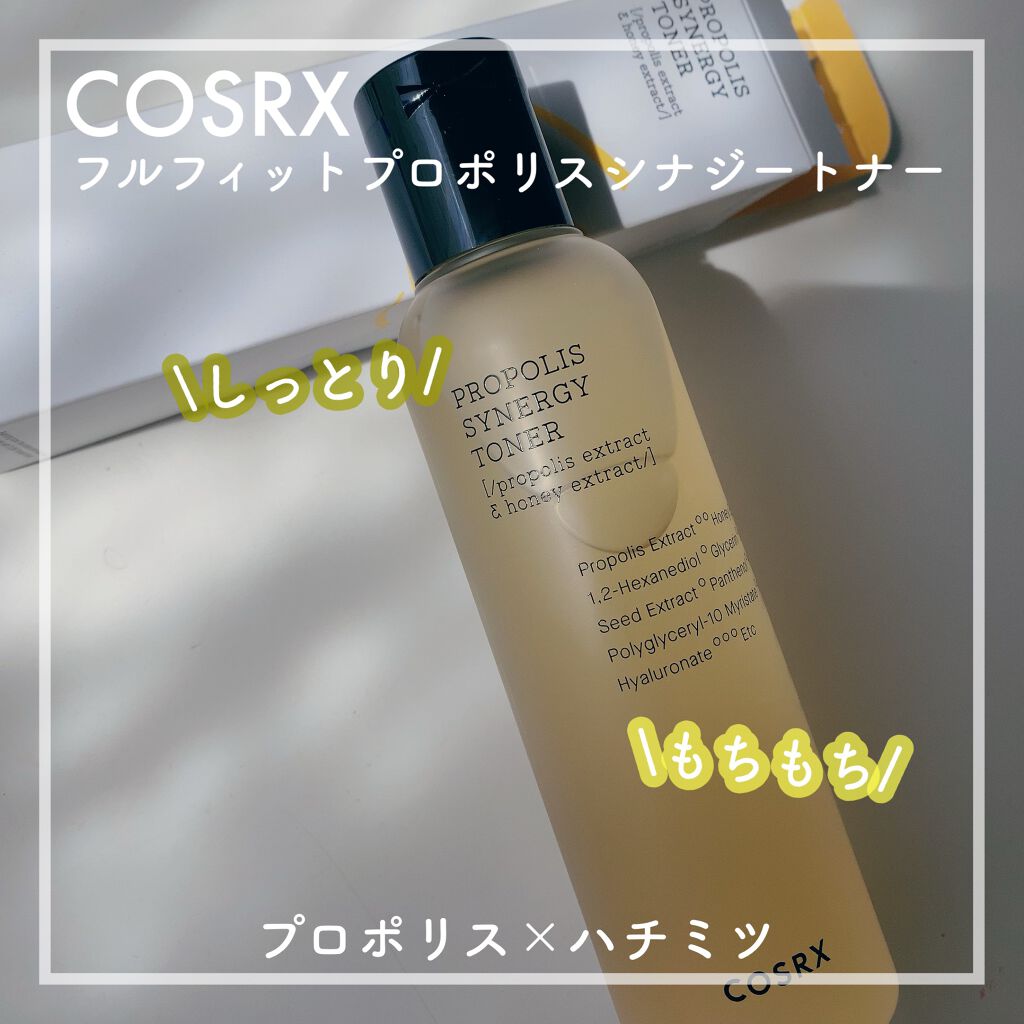 フルフィットプロポリスシナジートナー/COSRX/化粧水を使ったクチコミ(1枚目)