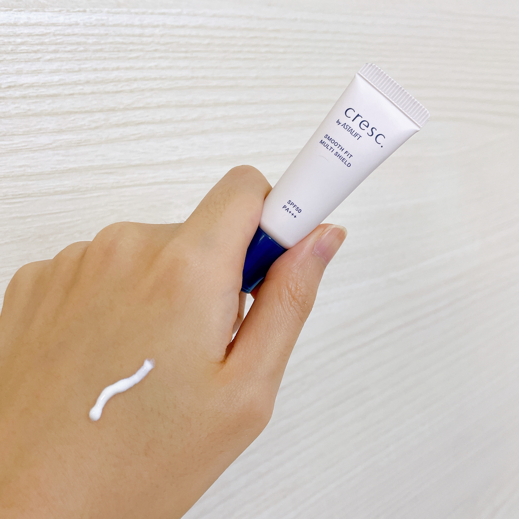 スムースフィット マルチシールド/cresc. by ASTALIFT/化粧下地を使ったクチコミ（3枚目）