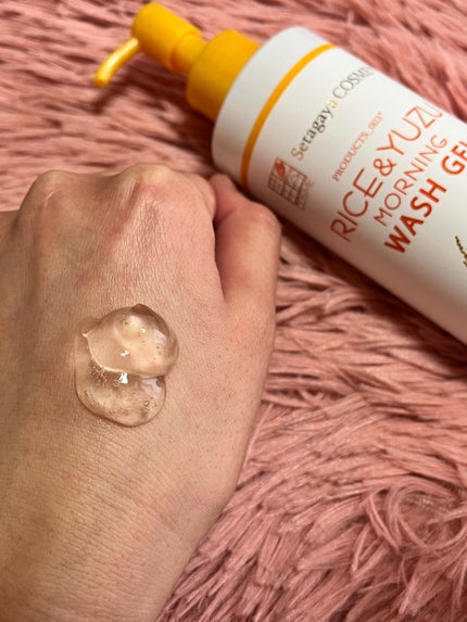 ライス&ゆずモーニングウォッシュジェル/世田谷コスメ/その他洗顔料を使ったクチコミ(2枚目)