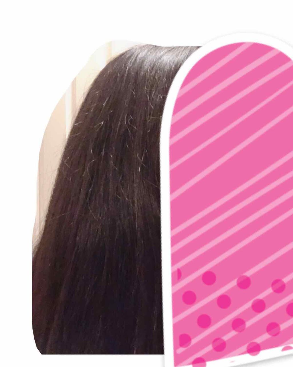 はさんでサラ髪ストレート! ブロー&スタイリングコーム/セイワ・プロ/ヘアコームを使ったクチコミ(4枚目)