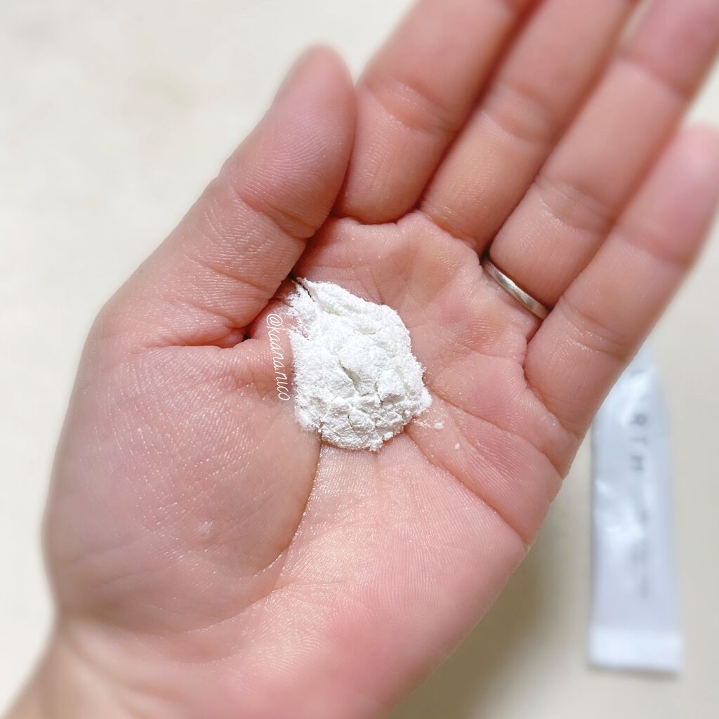 Massage Face Wash 中性重炭酸洗顔パウダー/BARTH/洗顔パウダーを使ったクチコミ(2枚目)