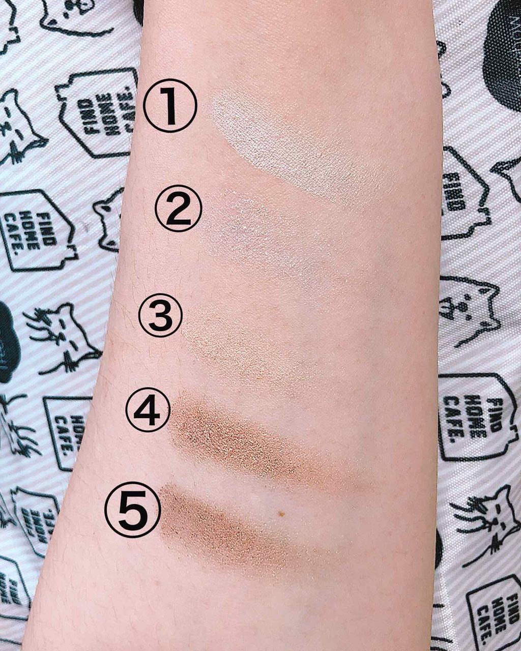 レインボーグラデアイズ/インテグレート/アイシャドウパレットを使ったクチコミ(3枚目)